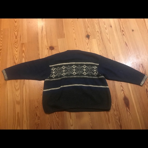 J. Crew Wool Snowflake Sweater XL - Picture 2 of 6